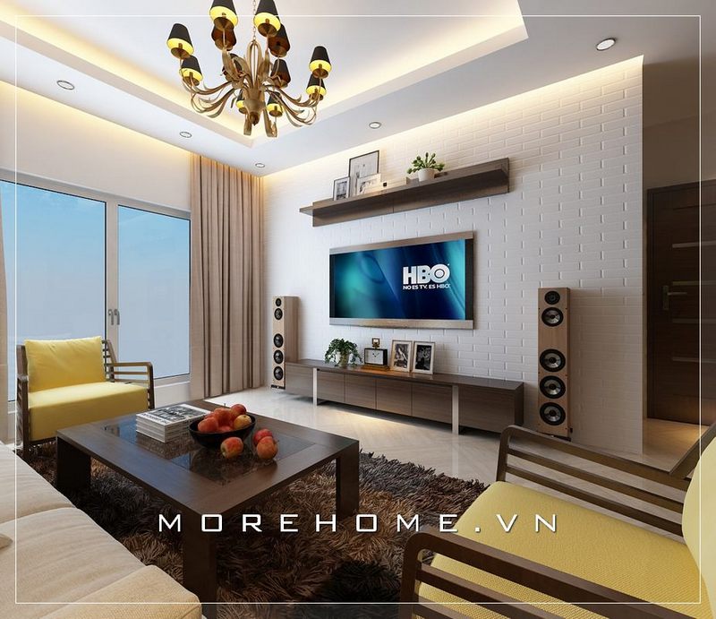 Cùng lên ý tưởng với 16 mẫu thiết kế nội thất phòng khách tại nội thất Morehome
