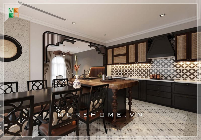 +26 mẫu thiết kế phòng ăn căn hộ chung cư 3d hiện đại đẹp 2022